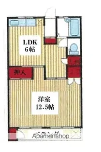 レジデンス浦和常盤【4階】の間取り