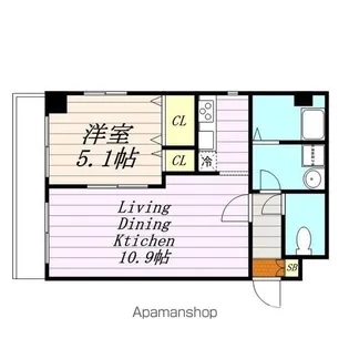 RIRIA幕張壱番館【4階】の間取り