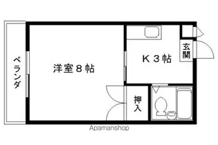 オレンジハイツ太田【202号室】の間取り