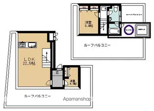 FCOURT【4階】の間取り