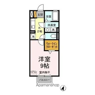 アネックスMITO Ⅱ【II202号室】の間取り