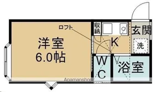 ノーブル宮町【206号室】の間取り