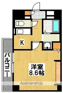 エヌエムキャトフヴァン【2階】の間取り