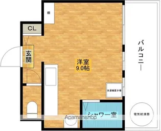 ユウパレス和泉府中Ⅴ【2A号室】の間取り