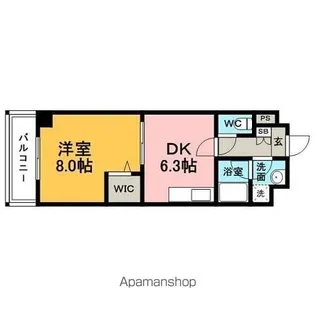 アーバンライフ松田【4階】の間取り