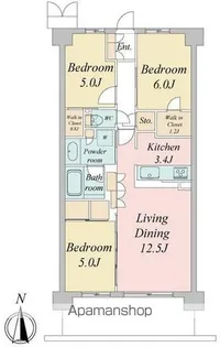 トラープランド蒼麗館【2階】の間取り