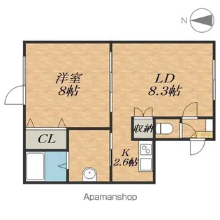 PEACE⑤【1階】の間取り