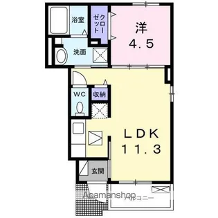 香川県高松市新北町【アパート】の間取り