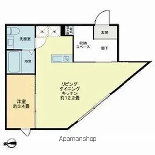 PREAS HONANCHO【1階】の間取り