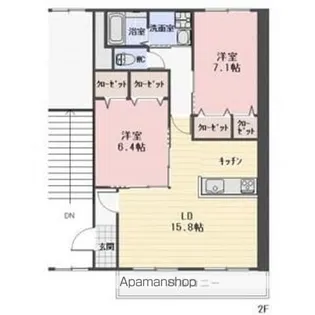 パラシオン・ST【2階】の間取り