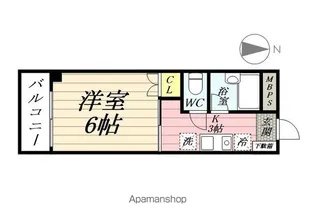 パルティール昭島【3階】の間取り