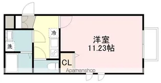 パークフォレスト黒松【201号室】の間取り