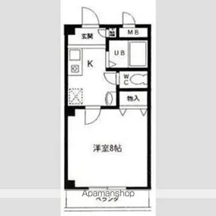 ラポール絲田【3階】の間取り