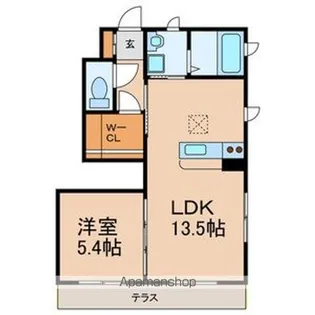 イレックス【1階】の間取り
