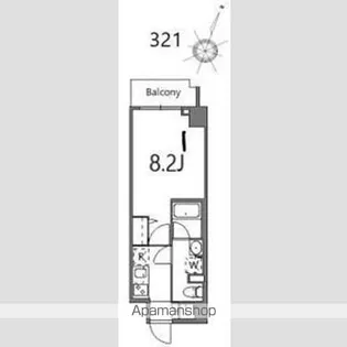 ティーステージジェイアール浜川崎【3階】の間取り