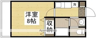 フィオーレ上東Ⅱ【2階】の間取り