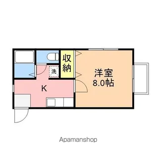 ハイツゆり【2階】の間取り
