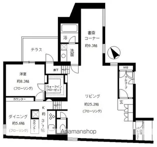 VISCONTI覚王山【4階】の間取り