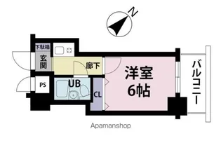 レクセル新子安【4階】の間取り