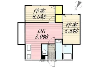 A BOND GRAN菊水【4階】の間取り