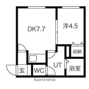サウスポルト澄川【402号室】の間取り
