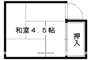 渡辺アパート【102号室】の間取り