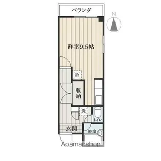 山形県山形市旅篭町1丁目【アパート】の間取り