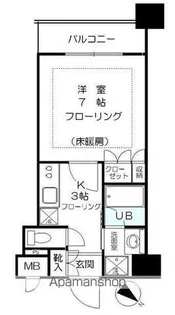 横浜関内プラッツ【2階】の間取り