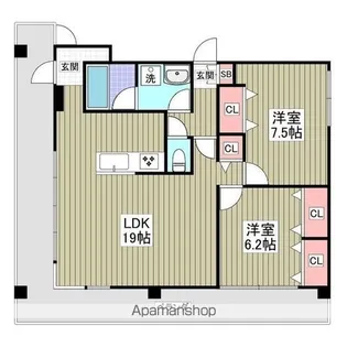 NBM【11階】の間取り