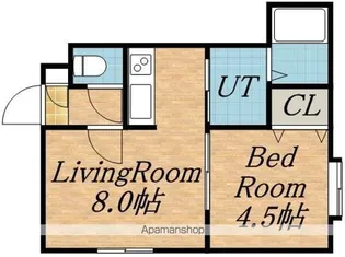 ノースキャピタル【2階】の間取り