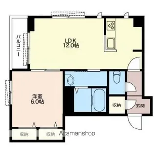 COURT PROVENCE(コートプロヴァンス)【202号室】の間取り