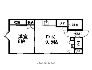 オルセーN19【2階】の間取り