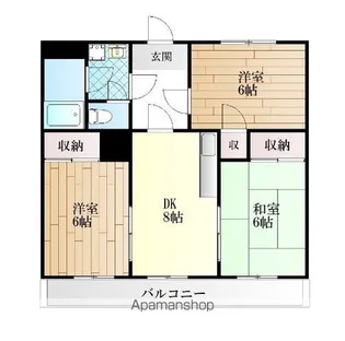 榎本マンション【2階】の間取り
