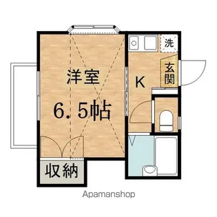 ベルエアー【205号室】の間取り