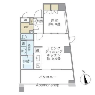 KDXレジデンス駒沢公園【3階】の間取り