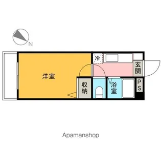 アルカサル堀江【2階】の間取り