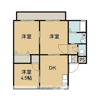 ハーモネート豊中B【102号室】の間取り