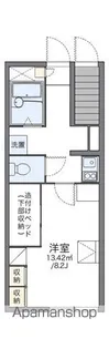 レオパレスハナミズキ【1階】の間取り