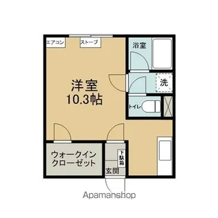 フレンドリー卸町1号館【207号室】の間取り