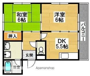PINE LAND【1階】の間取り