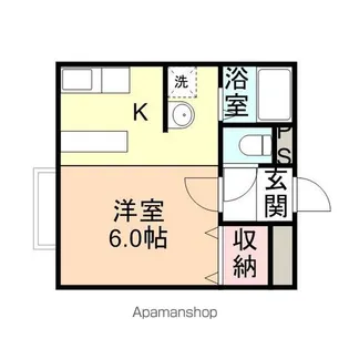 サンライトイン高岡6【404号室】の間取り