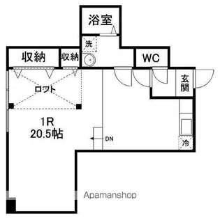 THE CLASS SENDAI EAST GATE【2階】の間取り