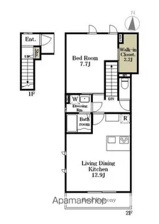 MAISON TINK【E号室】の間取り