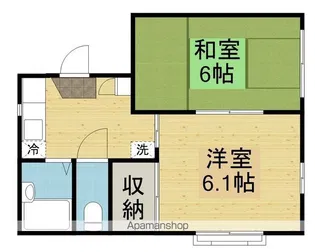 フレグランス新屋大川町B【106号室】の間取り