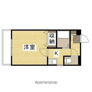 横川マンション【5階】の間取り