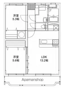 ユーミーなでしこ【2階】の間取り