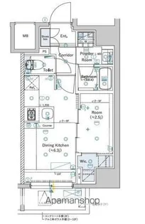 シーフォルム早稲田【9階】の間取り