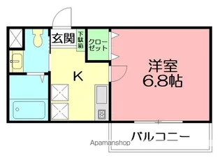 MQUARTO湘南海岸公園Ⅰ【2階】の間取り