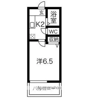 ヴィブレ浅井【1階】の間取り
