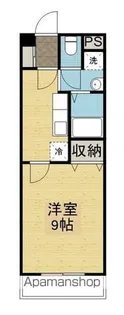 ヴェルサーリオ瀬川【204号室】の間取り